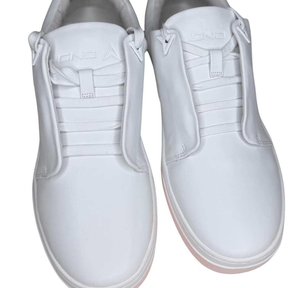 LGND Women’s White & Pink Sneakers Minimalist Style